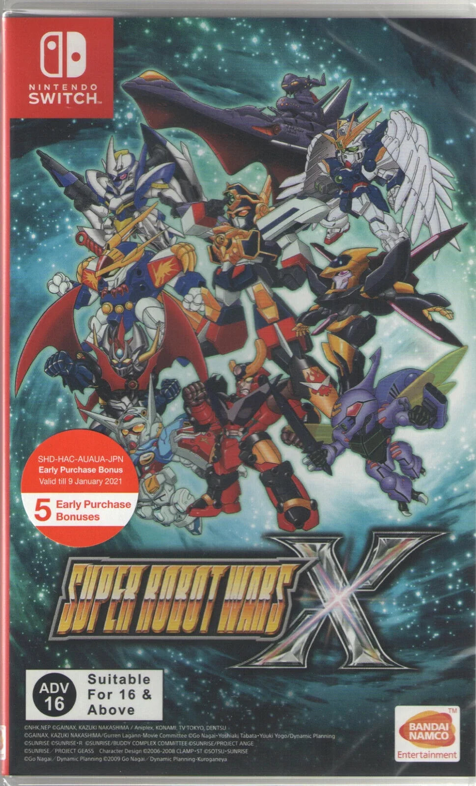SUPER ROBOT WARS X (English) - Nintendo Switch