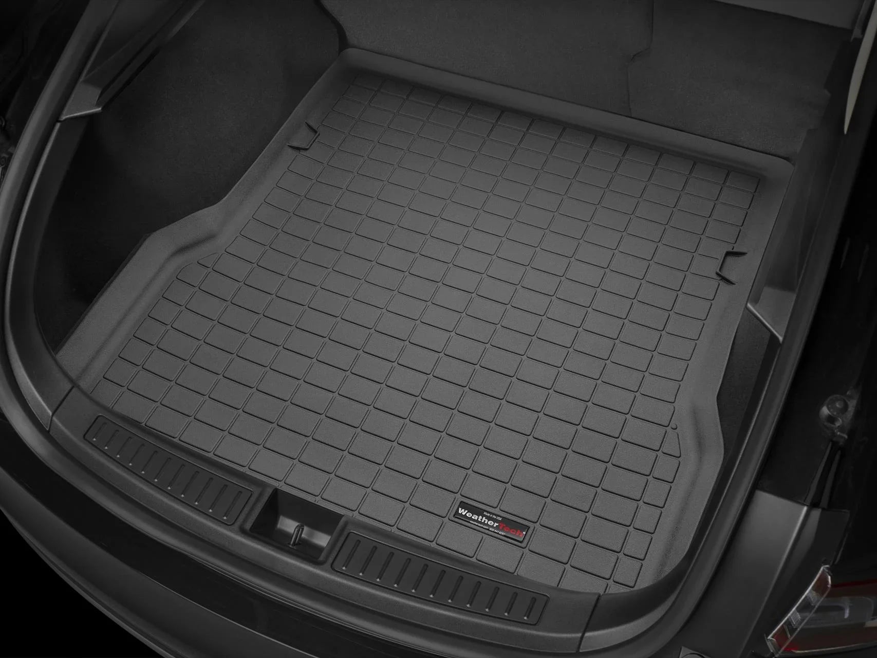 Climate Cargo Trunk Liner with Bumper Protector Fitting with 2019-2024 Subaru Forester - Behind 2nd Row Seating With Bumper Protector, Black