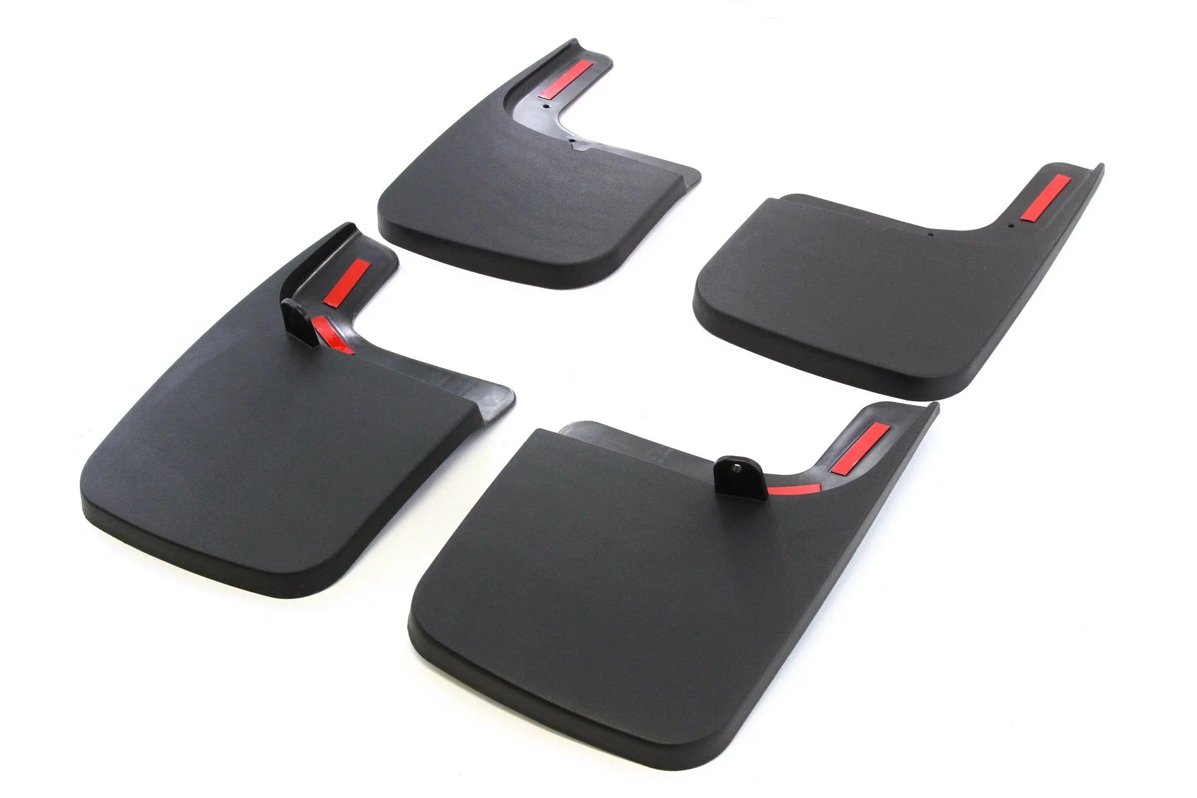 Red Hound Auto Suitable with Ford (2017-2020 F-250 F-350 Super Duty) Mud Flaps Splash Guards Front and Rear Molded 4pc Full Set (for Vehicles with OEM Fender Flares/Trim)
