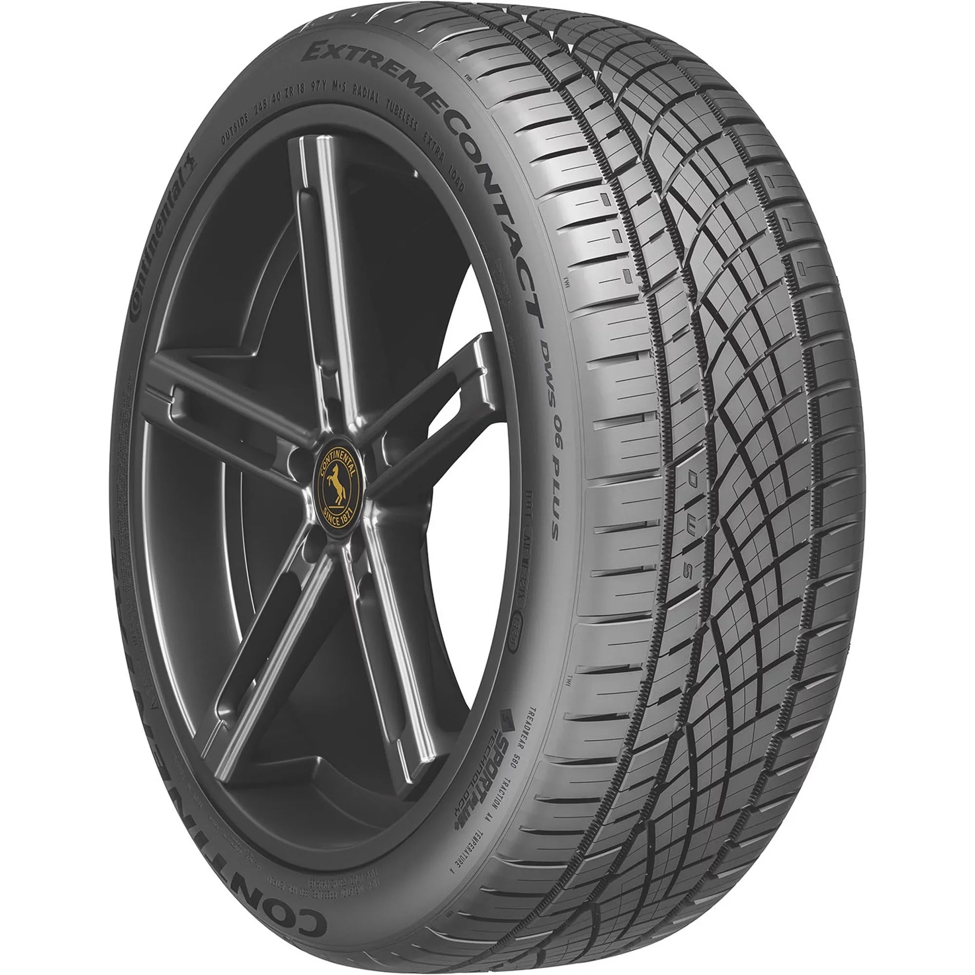 Continental ExtremeContact DWS06 PLUS All Season 275/35ZR18 95Y Passenger Tire Fits: 2006-07 Chevrolet Corvette Z06, 2008 Chevrolet Corvette 427 Limited Edition Z06