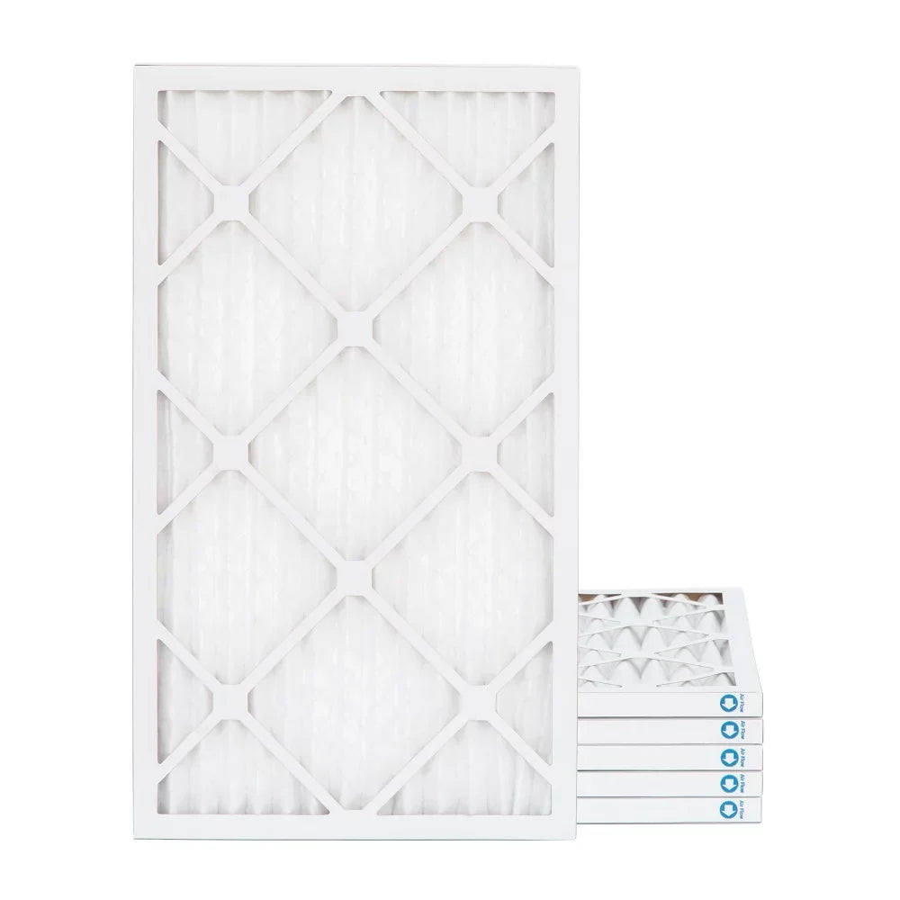 14x30x1 MERV 8 Pleated AC Furnace Air Filters. 6 Pack