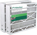Filterbuy 20x23x5 MERV 8 Pleated HVAC AC Furnace Air Filters for Bryant, Carrier, BDP, Day & Night, and Payne (2-Pack)