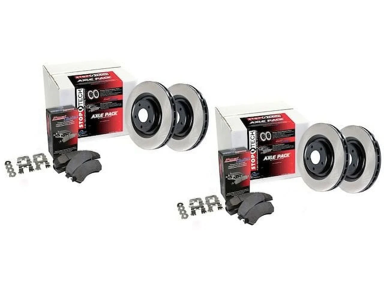 Front and Rear Brake Pad and Rotor Kit - Suitable with 2012 - 2015 Land Rover Range Rover Evoque 2013 2014