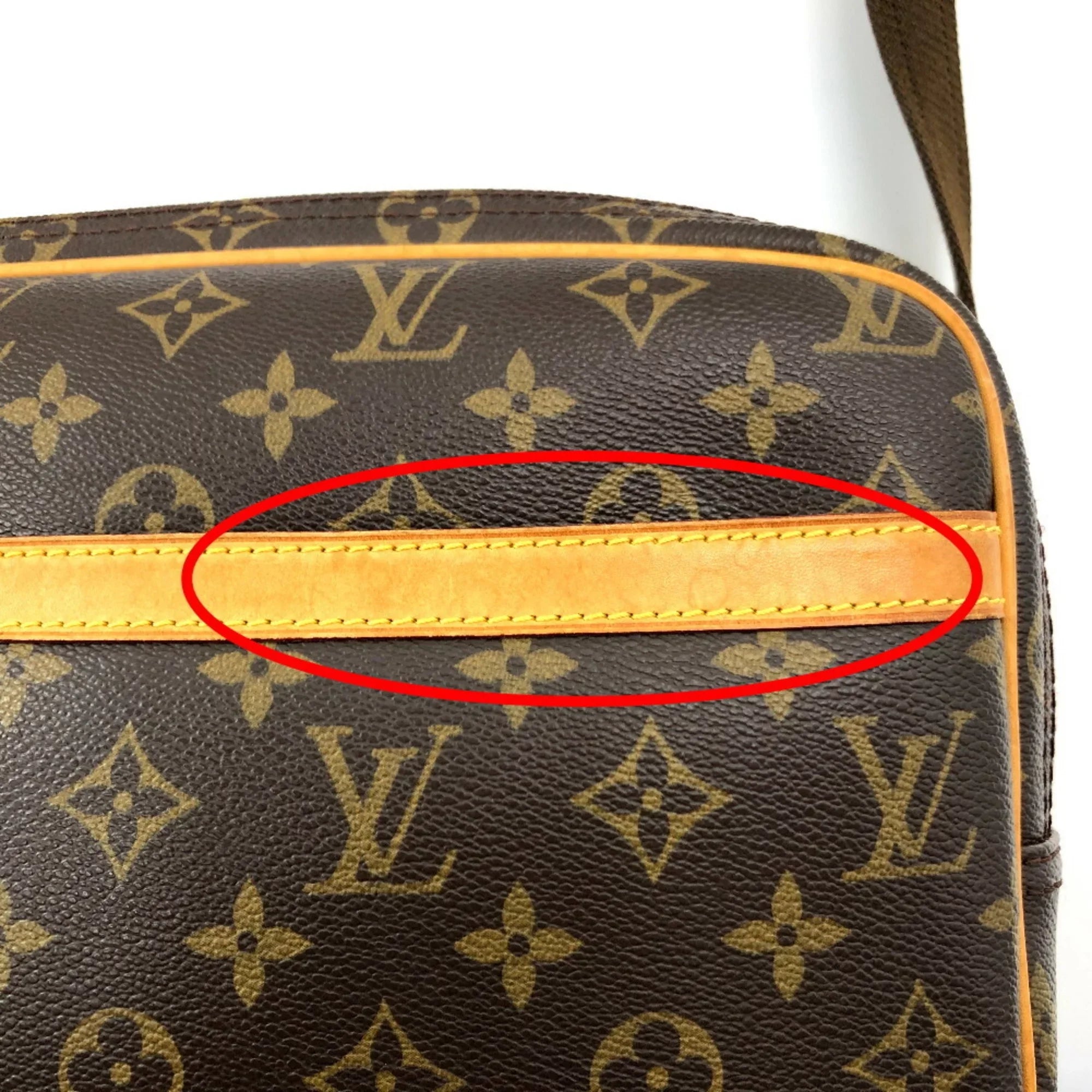 Pre-Owned Louis Vuitton Shoulder Bag Monogram Reporter PM M45254 Canvas Women's LOUIS VUITTON (Fair)
