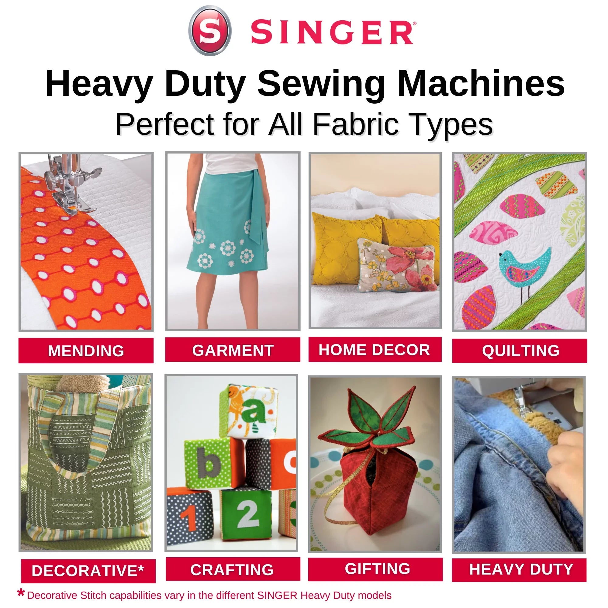 SINGER® HD6600 Heavy Duty Computerized Sewing Machine