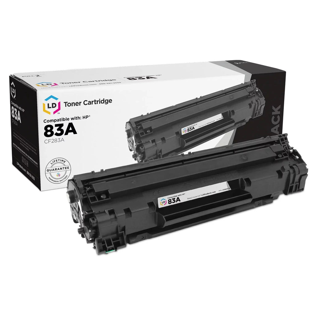 LD © Matching Replacement for Hewlett Packard CF283A / HP 83A / 83 A Black Laser Toner Cartridge for HP LaserJet Pro M201dw, M201n, MFP M152a, M125nw, M125rnw, M127fw, M225dn, & M127fn