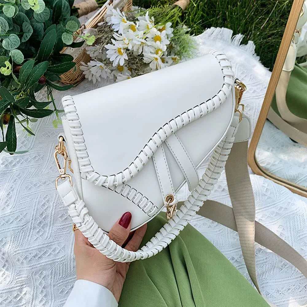 Junior 2023 New Women's Saddle Shoulder Bag Handbag Small Crossbody Bag Shoulder Bag Handbag