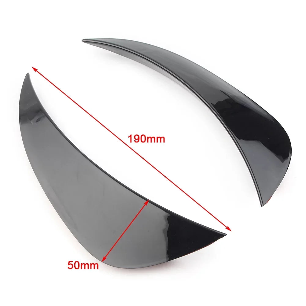 ZS Auto Front Bumper Air Vent Protection Trim Glossy Black ABS For Mercedes Benz W205 AMG C-Class C180 C200 C300 C400 2015 2016 2017 2018