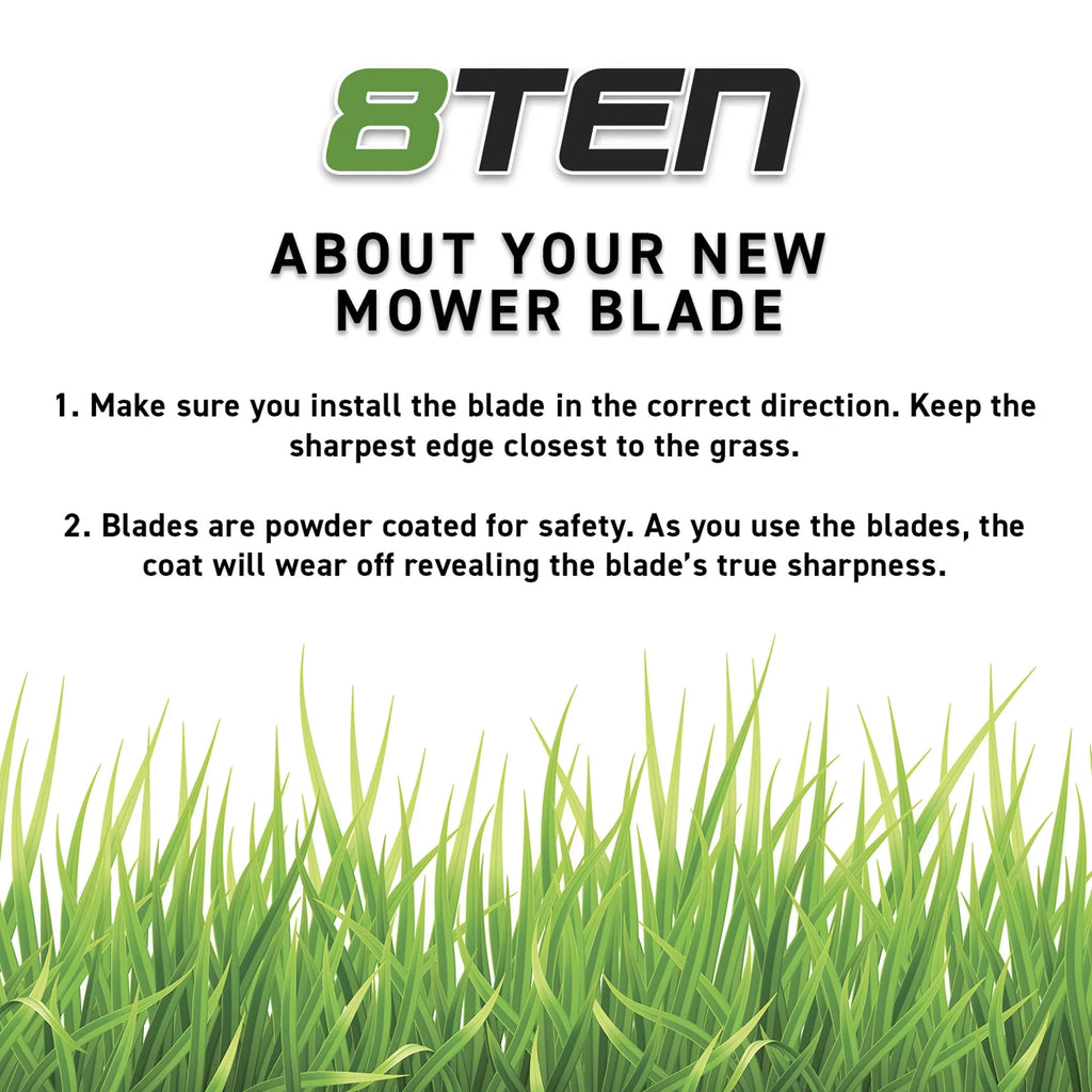 LawnRAZOR Mulching Blade for Cub Cadet 30 inch 942-04385 2 Pack 810-CBL2437D