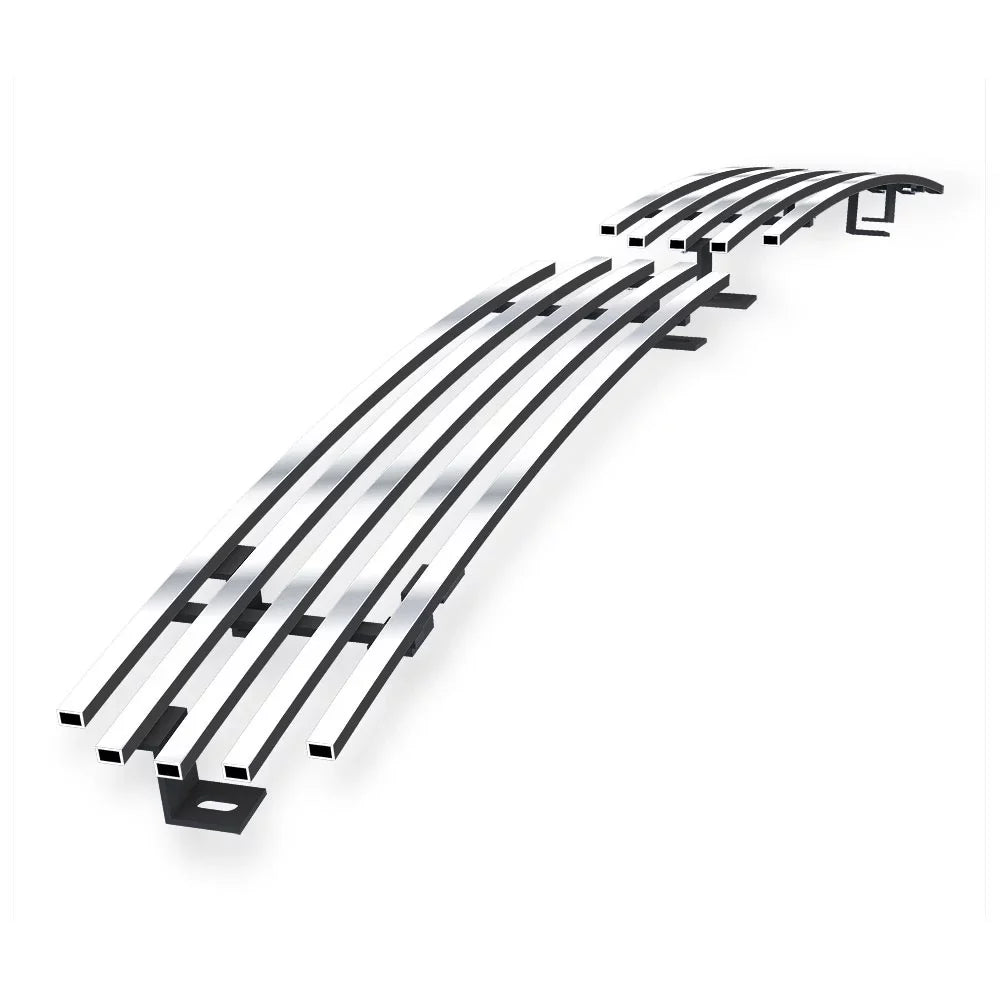 APS Premium Stainless Steel Chrome 8x6 Billet Grille Suitable with Nissan Hardbody Pickup 1995-1997 Lower Bumper N19-S71158N