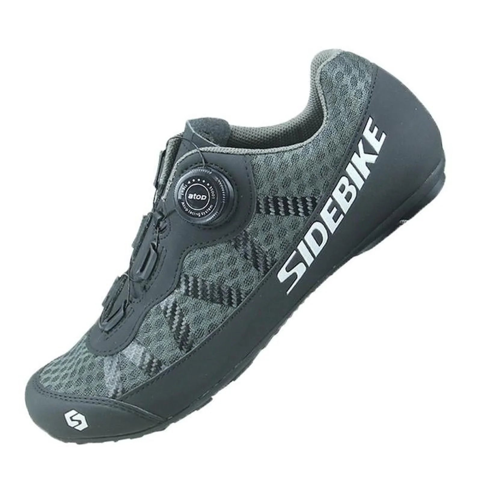 Optimal Women Men Sports Shoes Bike Biking Running Hiking Adults - Gray, 44