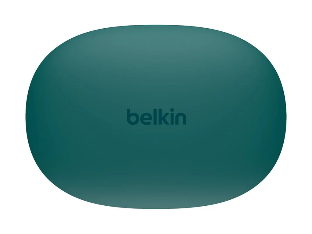 Belkin SoundForm™ Bolt, True Wireless Earbuds, Wireless Charging, IPX5 Sweat and Water Strong USB-C, Up to 28 Hours of Battery Life, iPhone, Galaxy, Pixel and More - Teal