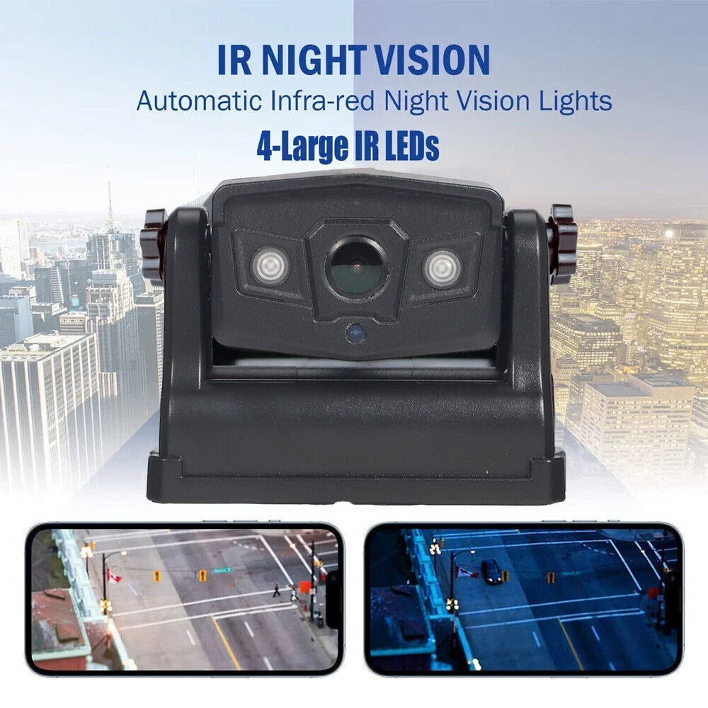 JahyElec WiFi Wireless Backup Camera, Magnetic Mount, 9600mAh Battery, Excellent for Front/Rear View