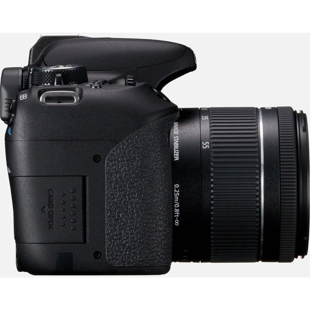 Canon EOS 800D 24.2 Megapixel Digital SLR Camera with Lens, 0.71", 2.17", Black
