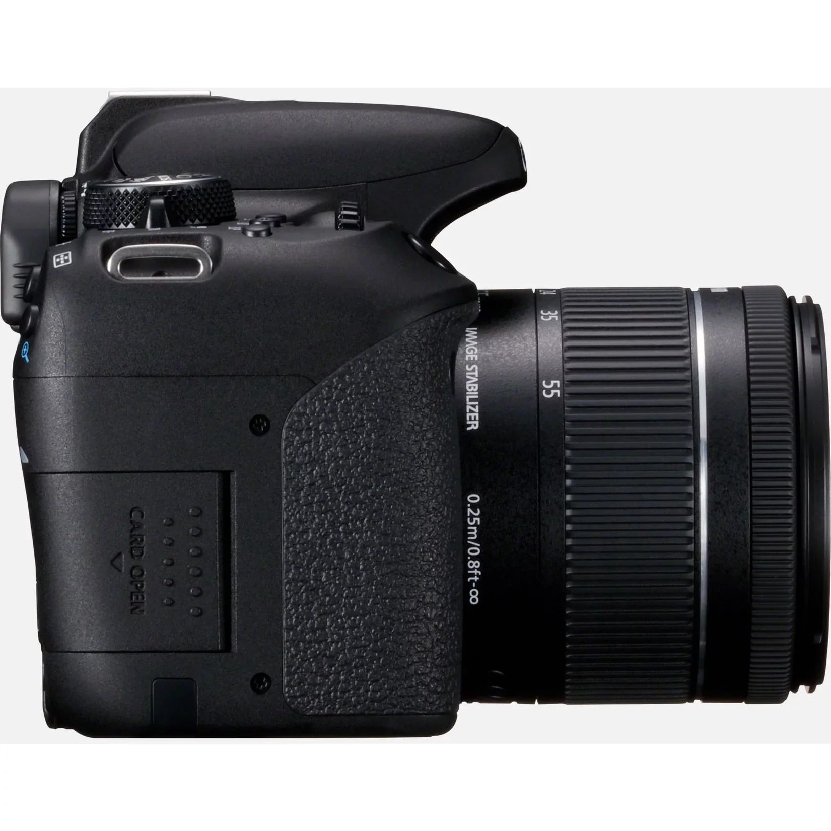 Canon EOS 800D 24.2 Megapixel Digital SLR Camera with Lens, 0.71", 2.17", Black