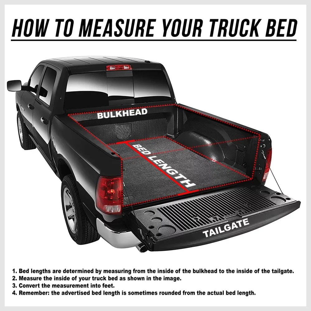 Short Bed Tonneau Protection 5.7Ft Soft Tri-Fold Fleetside for 09-21 Ram 1500/2500 Fits select: 2009,2011-2012 DODGE RAM 1500
