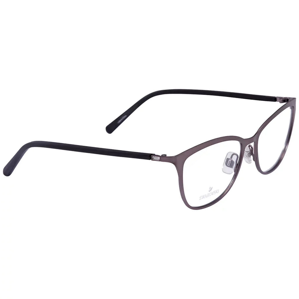 Swarovski Ladies Silver Tone Rectangular Eyeglass Frames SK5232 13 50