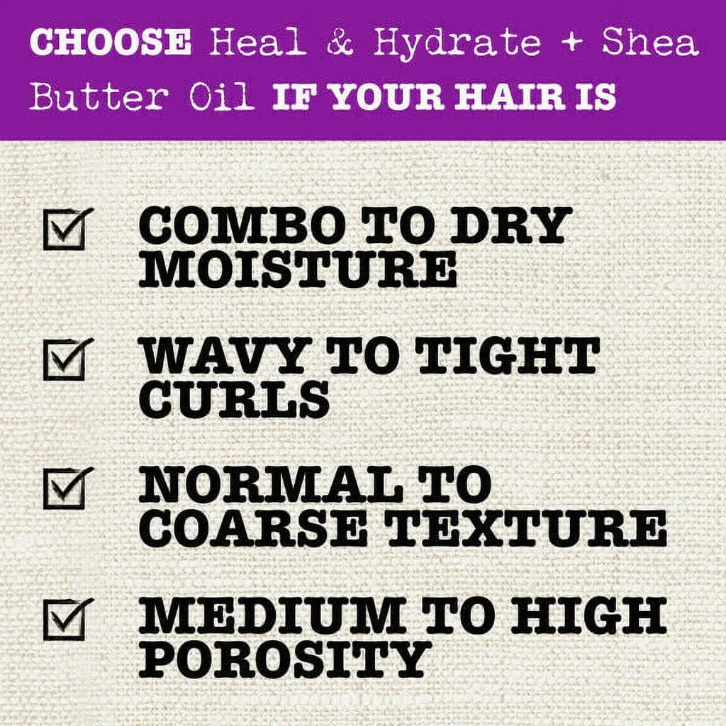Maui Moisture Heal & Hydrate + Shea Butter Hair Mask 12 oz (Pack of 3)