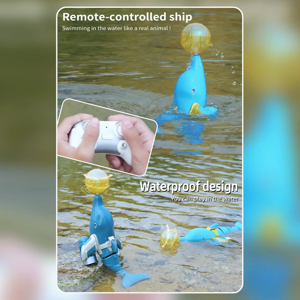 Remote Craft Toy Craft Demo Head Ball Remote Ship Toy Kids Demo Head Animal Vessel Remote Water Craft Water Rotation /one And With Water Click Animal Watercraft Rotation /one