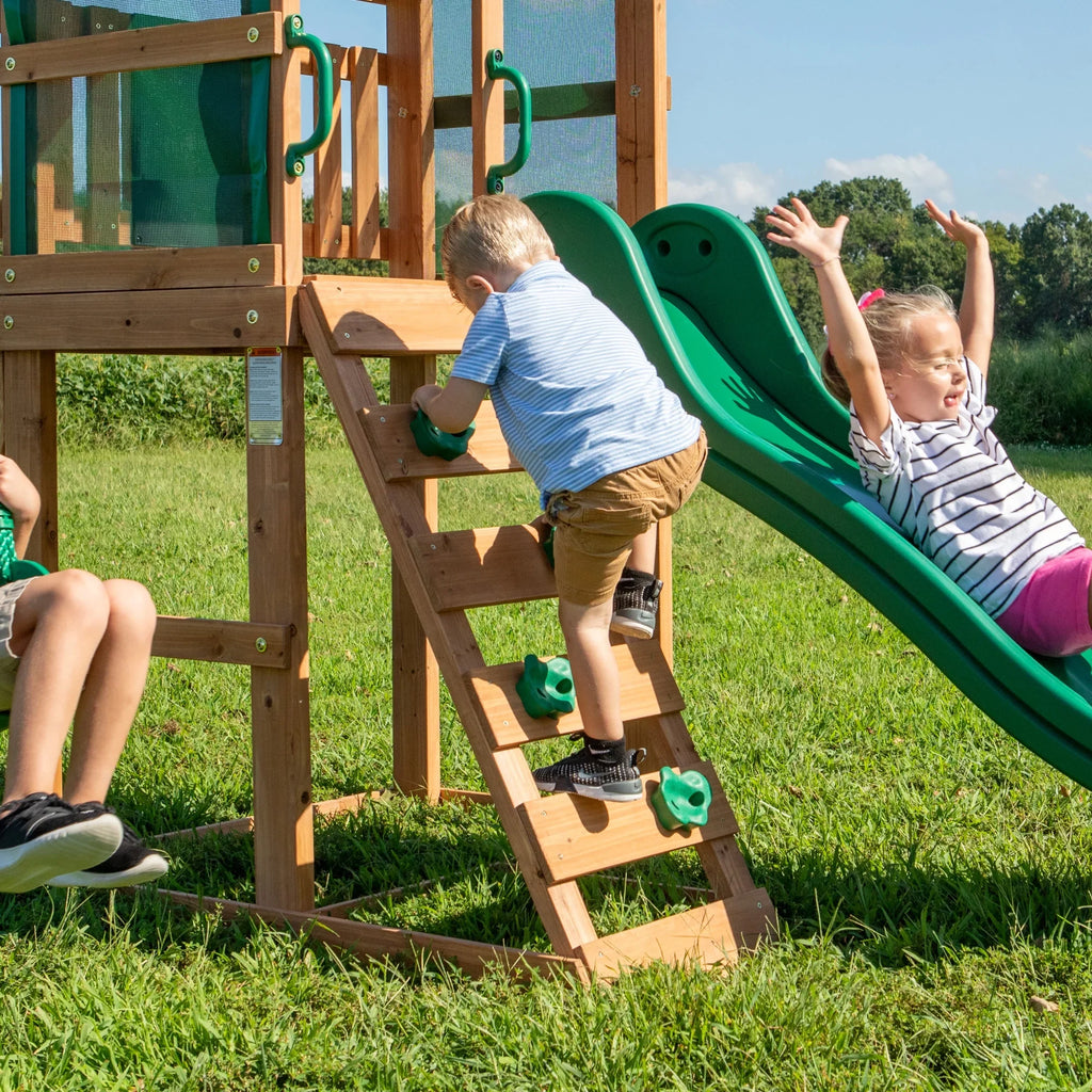 Backyard Coating Latch Hill Swing Set