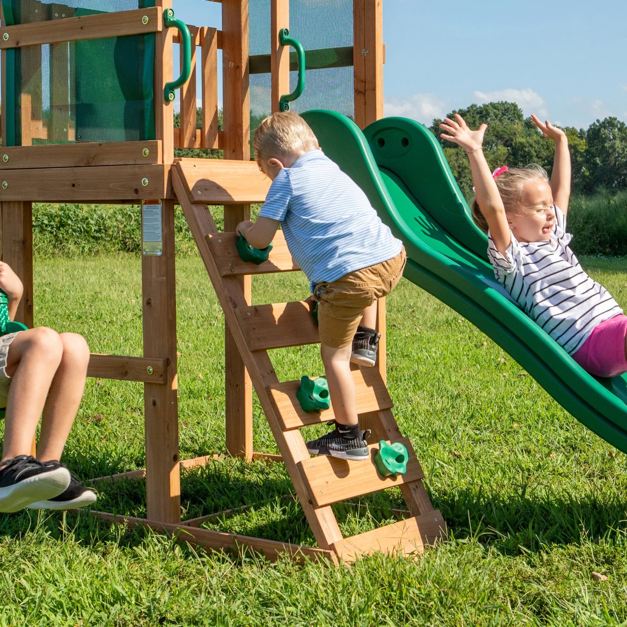 Backyard Coating Latch Hill Swing Set