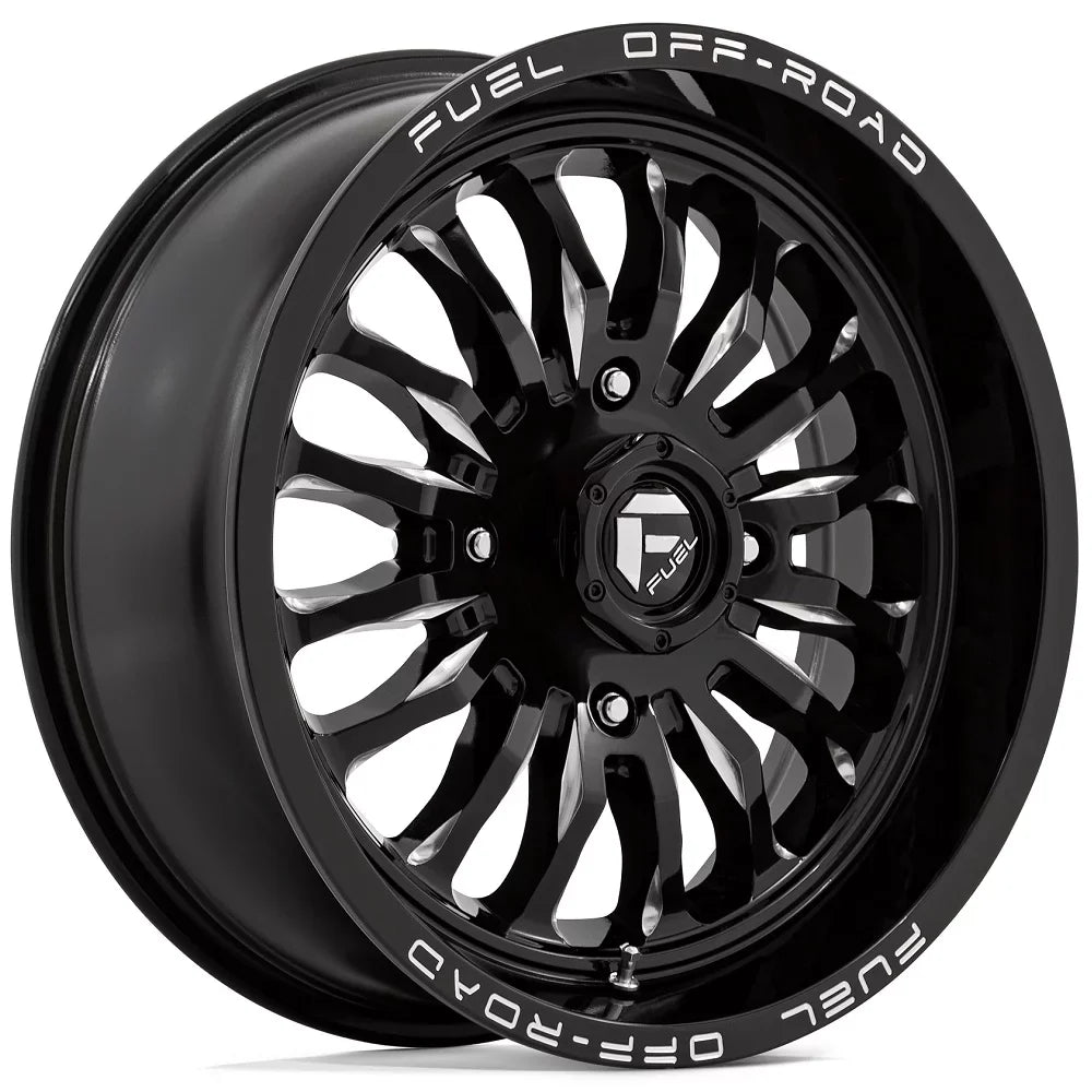 Fuel ARC 18" Wheels Black 28" Versa Cross V3 Tires Kawasaki Teryx Mule