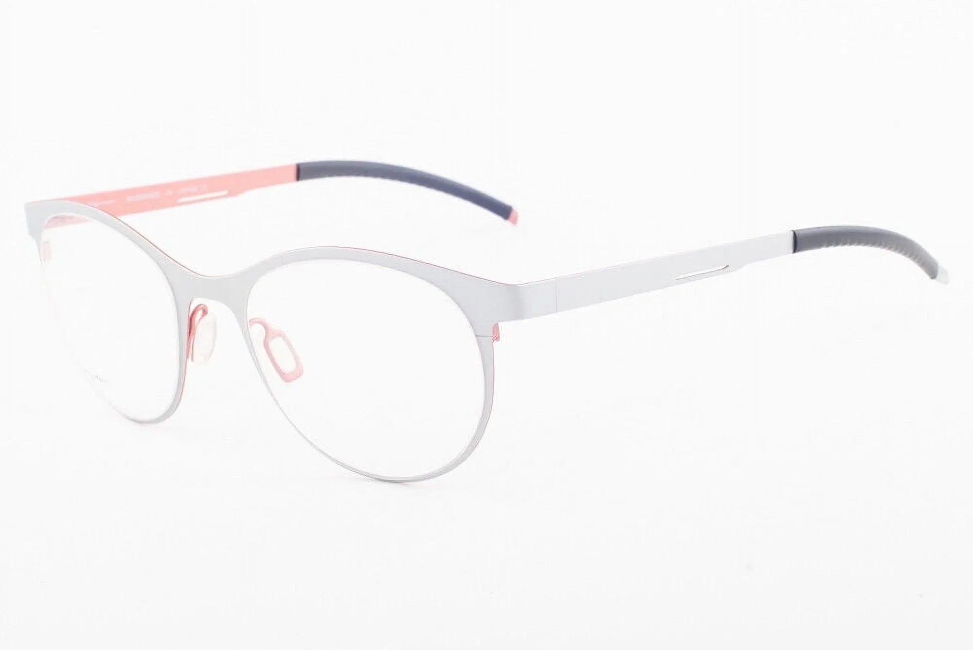 Orgreen CONNAISSEUR 382 Matte Silver / Matte Coral Titanium Eyeglasses 50mm