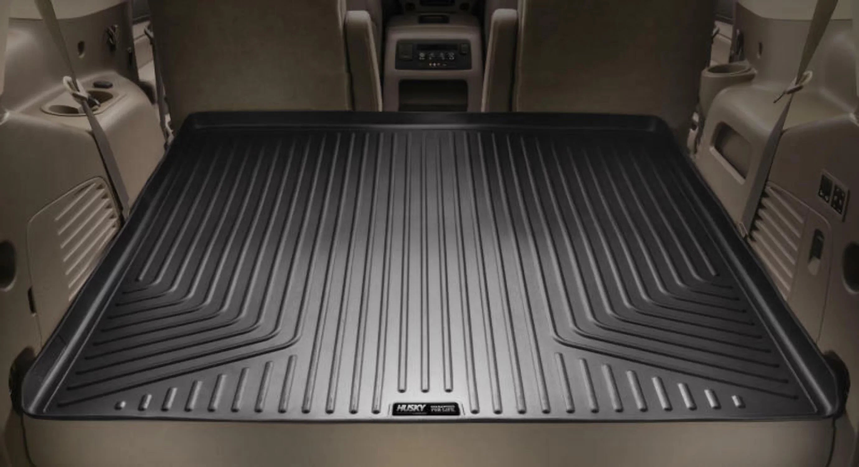 Husky by RealTruck Condition Series Cargo Liner Black Fitting with 10-22 Toyota 4Runner; Third row of Seats