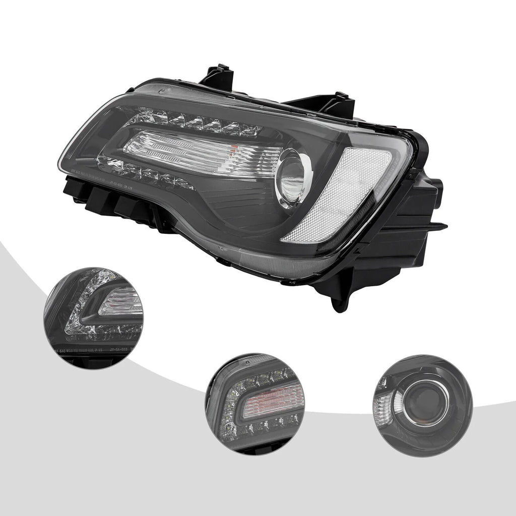 Driver Left Side Halogen Headlight Assembly for Chrysler 300 2015 2016 2017 New