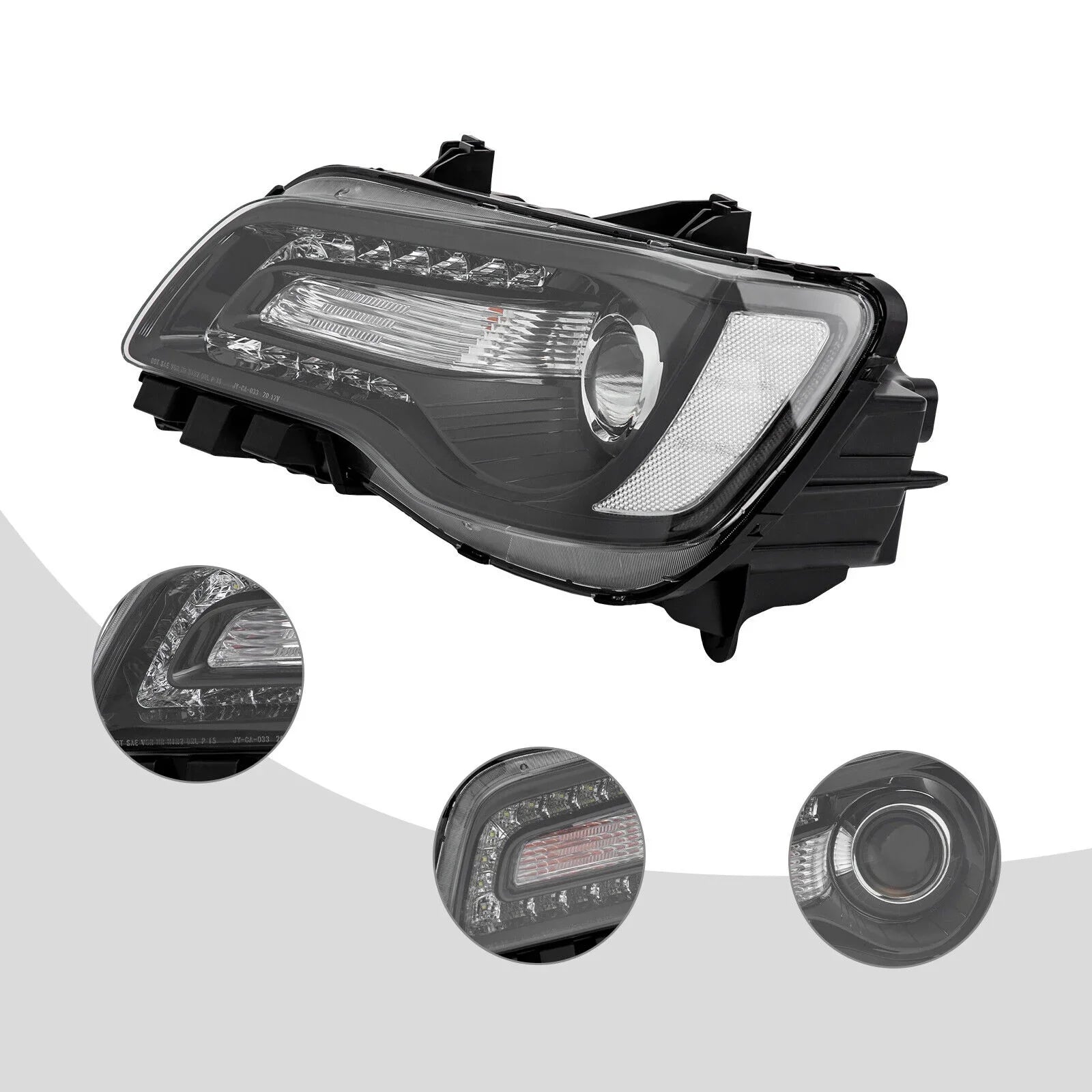 Driver Left Side Halogen Headlight Assembly for Chrysler 300 2015 2016 2017 New