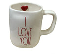 Rae Dunn I Love You Mug with Heart Inside