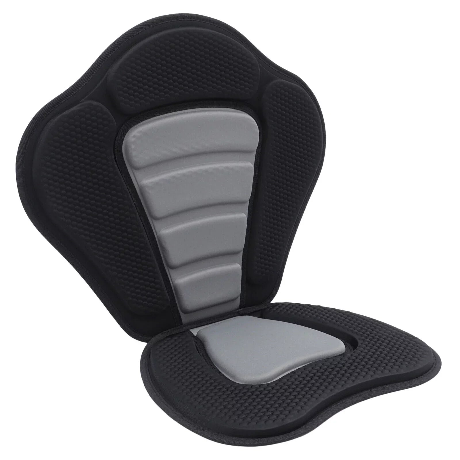Adjustable Padded Kayak Seat Detachable Backpack Bag Canoe Backrest Storage Kayak Seat Deluxe Padded Watercraft Seat with Storage Bag Adjustable for Kayaking, Canoeing, Drifting, Rafting, Fishing
