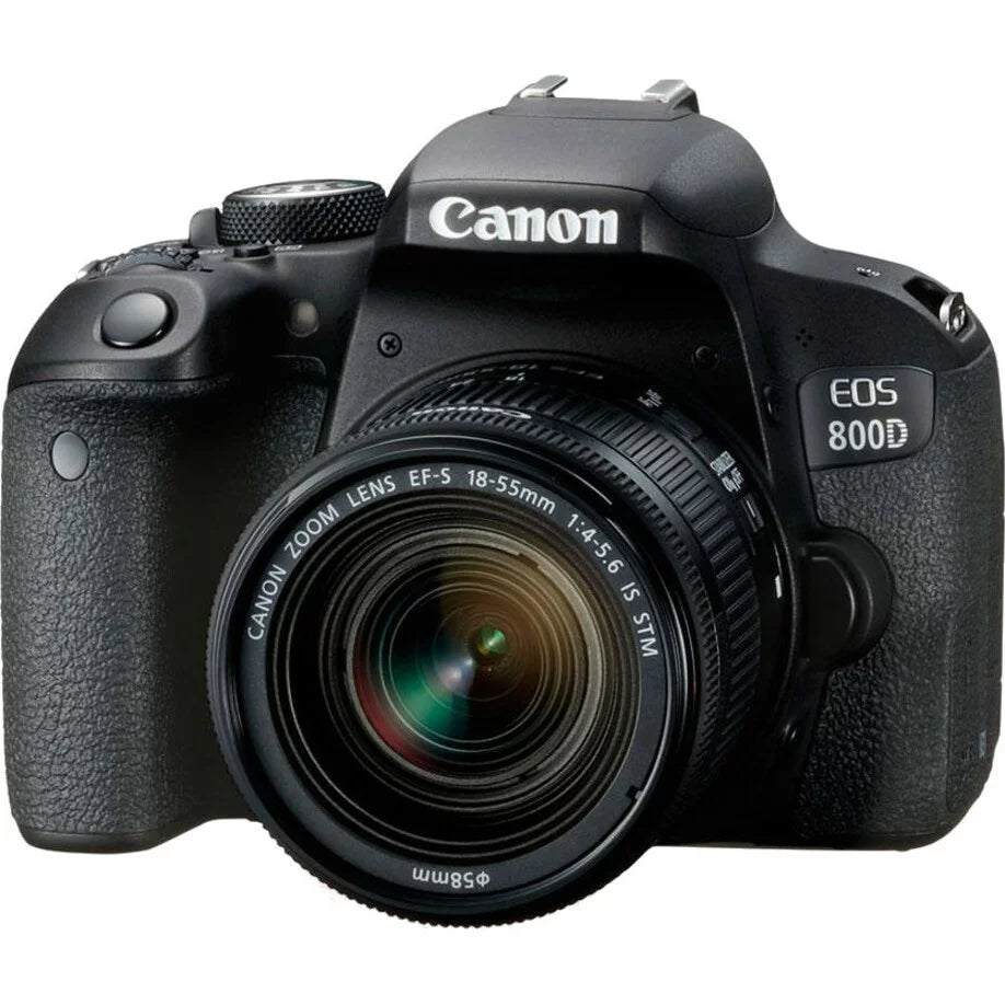 Canon EOS 800D 24.2 Megapixel Digital SLR Camera with Lens, 0.71", 2.17", Black