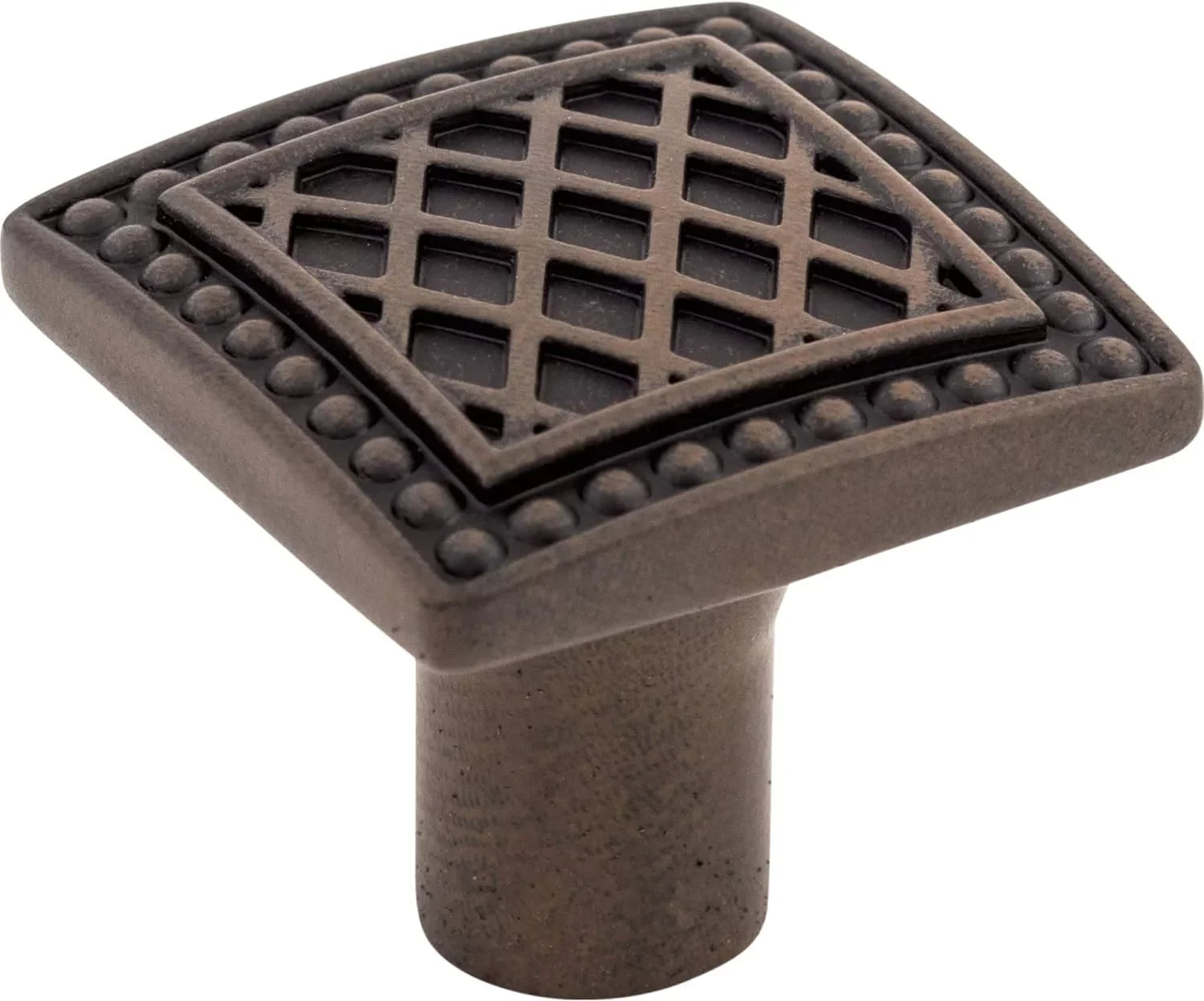 Trevi Square Knob Finish: Rouge