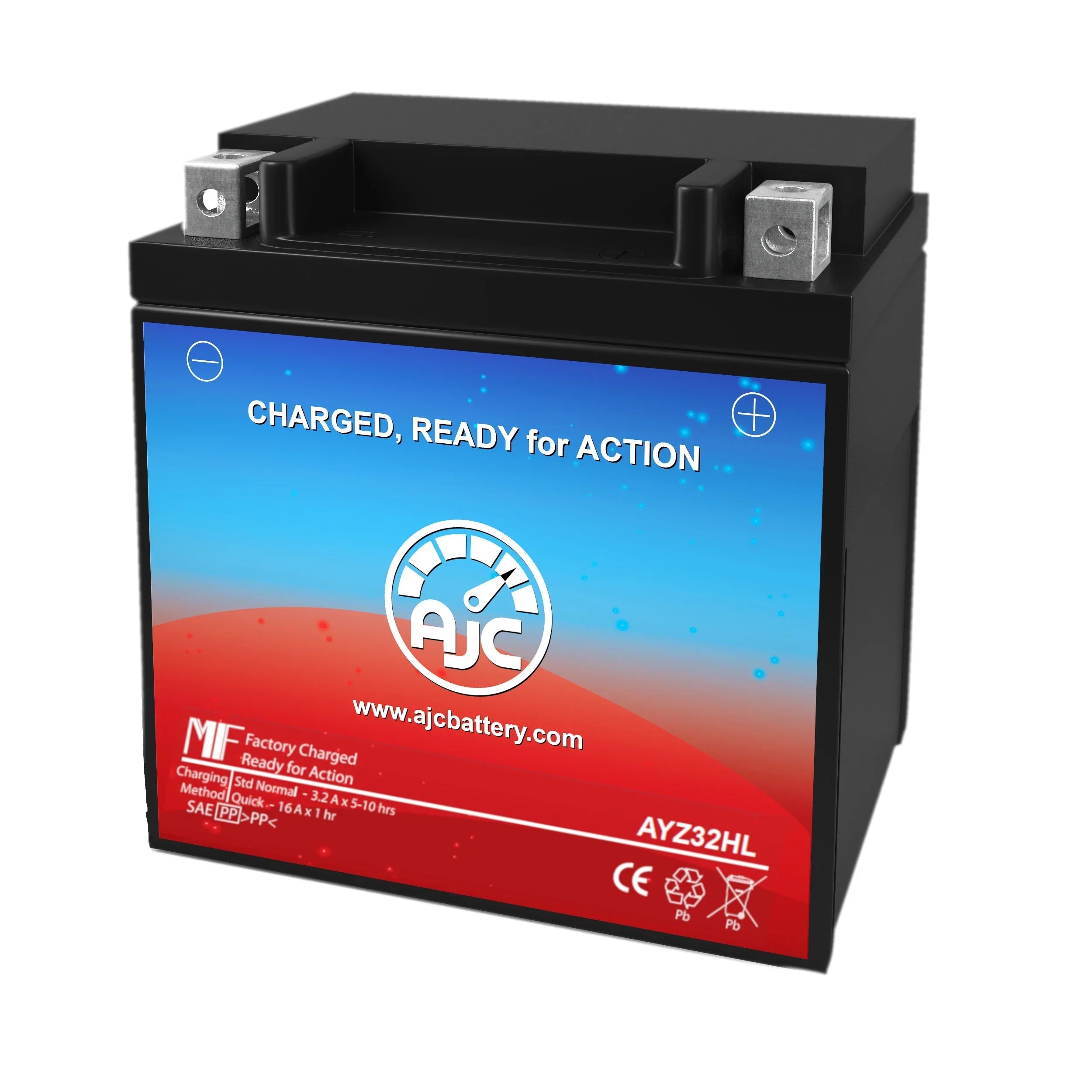 AJC Battery Fitting with Bombardier GTX 4-TEC 1500CC Personal Watercraft Pro Replacement Battery (2003-2007)