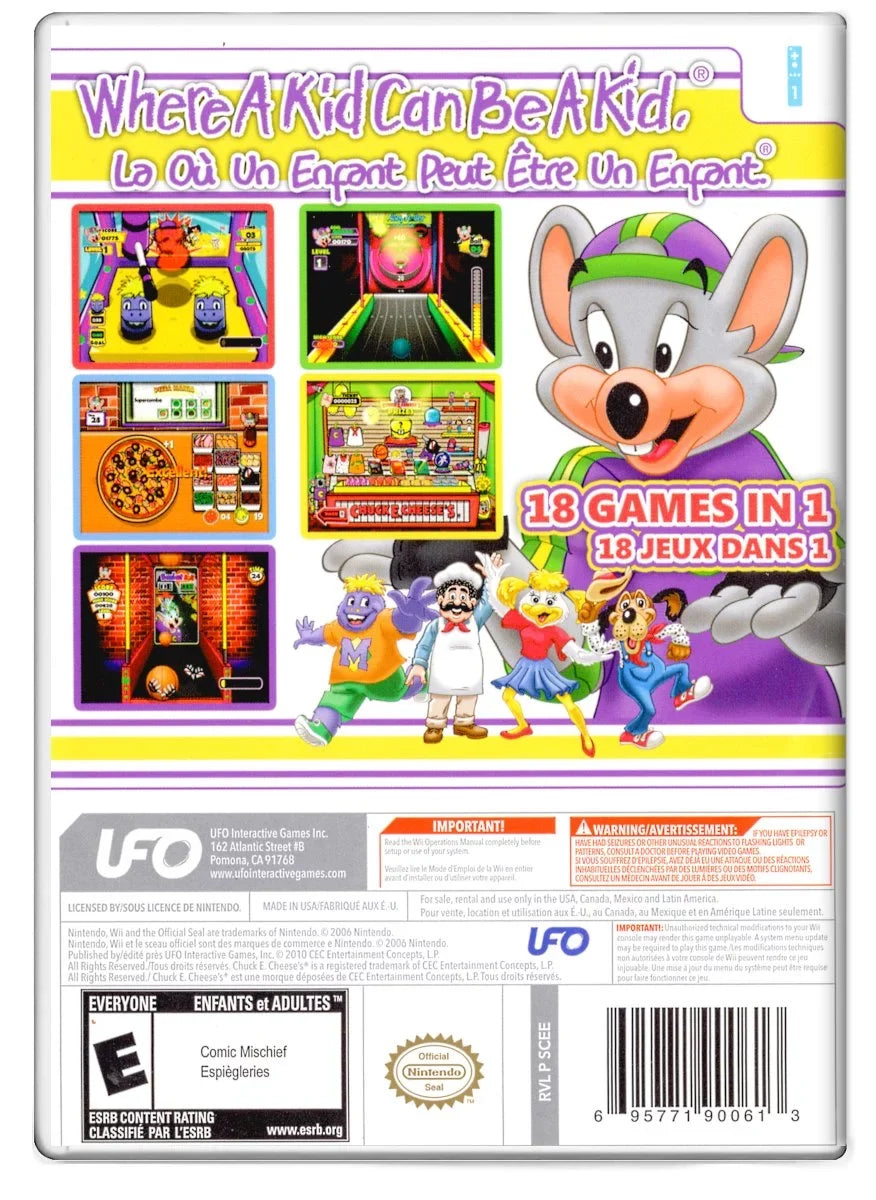 Pre-Owned Chuck E. Cheeses Party Games - Nintendo Wii