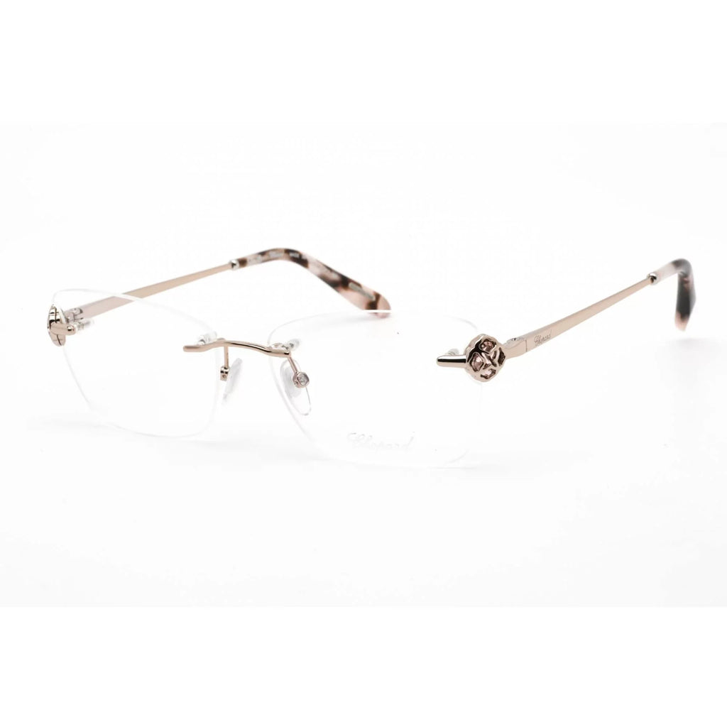 Chopard VCHF86S 0A39 Women's Shiny Rose Gold Metal Eyeglasses