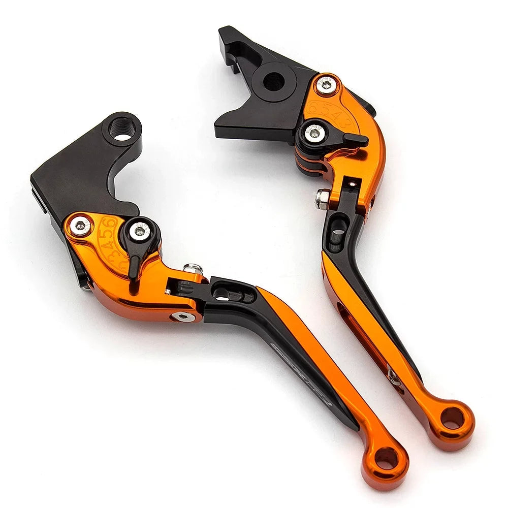 FXCNC Folding Extendable Brake Clutch Levers for 1090 Adventure/R 2017-2018, Adventure 1050 2016, 690 Dk/SMC/SMCR/690 Enduro R 2014-2020, 690 SMC R 2019, 701 Supermoto/Enduro 2017-2020