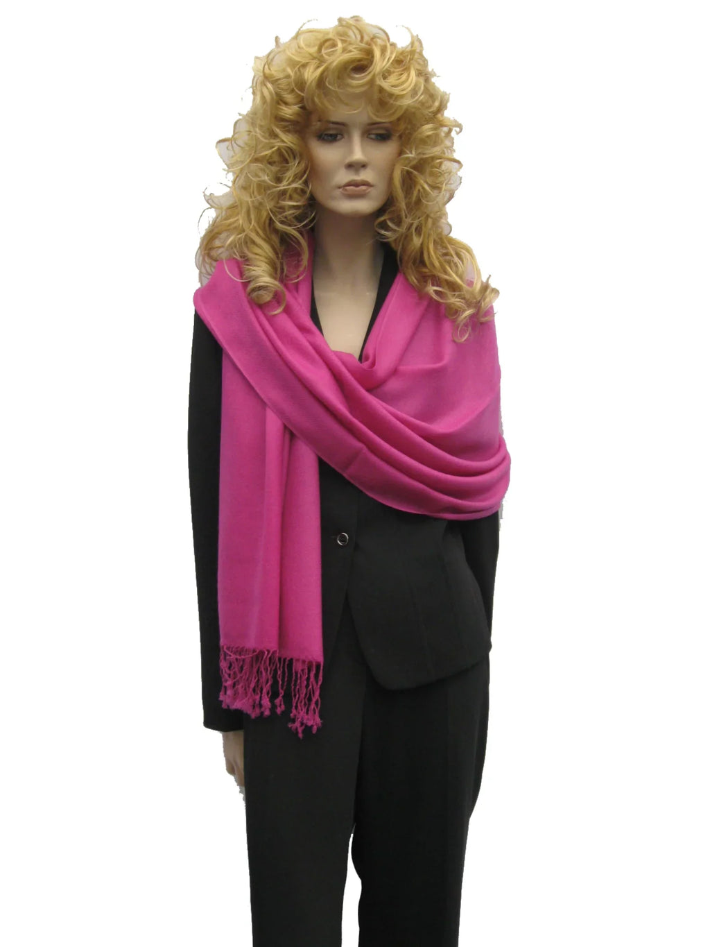 Scarf/Scarves/Shawl/Shawls/Stole/Wrap/Pashmina Scarf/Pashmina Shawl/Cashmere/Cashmere Scarf/Wool/Silk (Raspberry Sorbet)