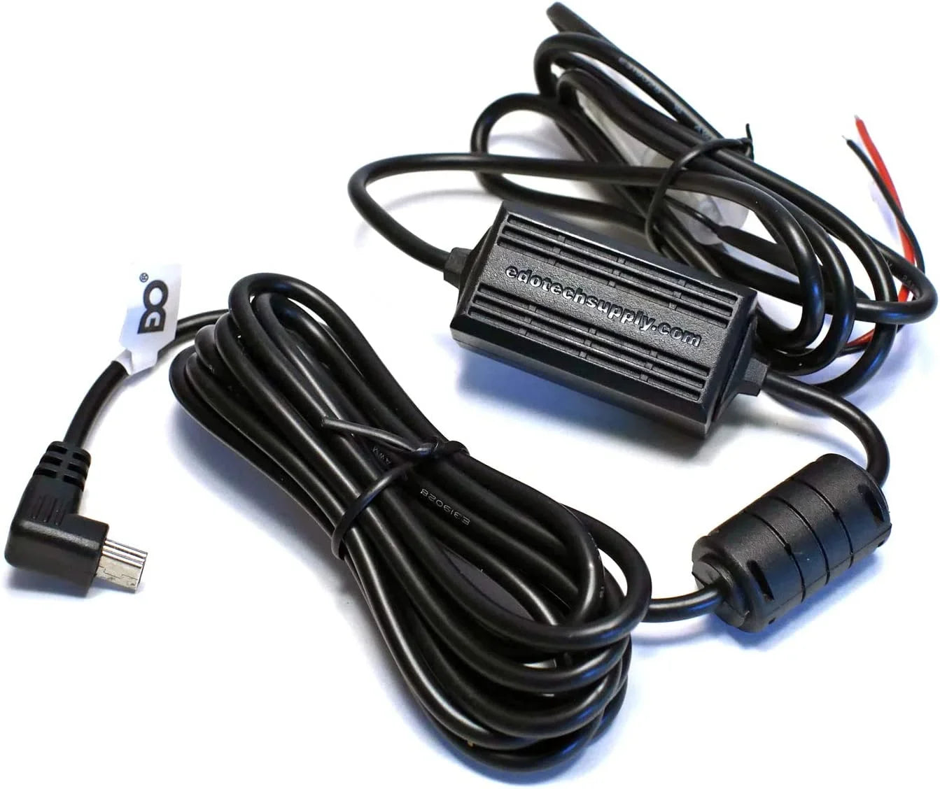 EDO Tech Direct USB Hardwire Car Charger Power Cord Kit for Garmin Nuvi 40lm 50lm 52lm 57lm 2597lmt 2595lmt Drive 51lm