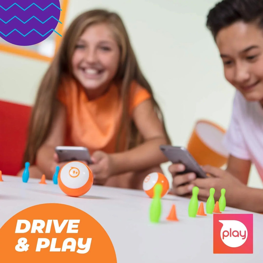 Sphero Mini (Red) App-Enabled Programmable Robot Ball - STEM Educational Toy for Kids Ages 8 & Up - Drive, Game & Code Play & Edu App