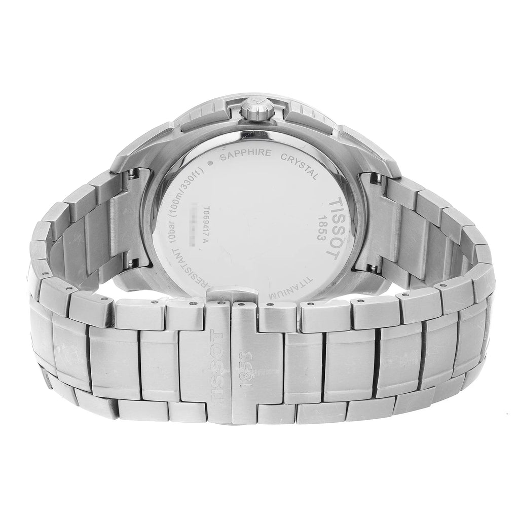 Tissot T-Sport 43mm Titanium Blue Dial Mens Quartz Watch T069.417.44.041.00