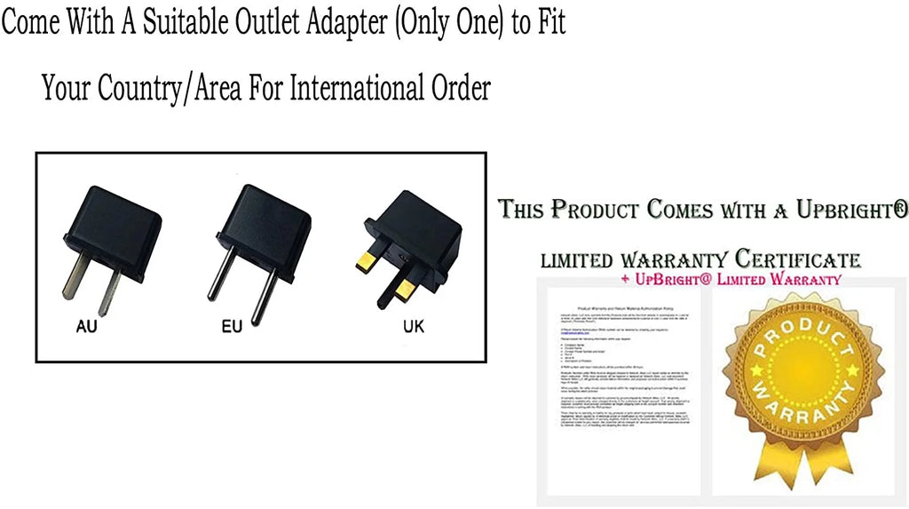 UPBRIGHT Adapter For Lenovo Ideapad 100 80MH Series 100-14IBY 100-141BY 80MH0008MJ 80MH0054MJ 80MH0025MT 14" N2840 Laptop PC Power Supply Battery Charger