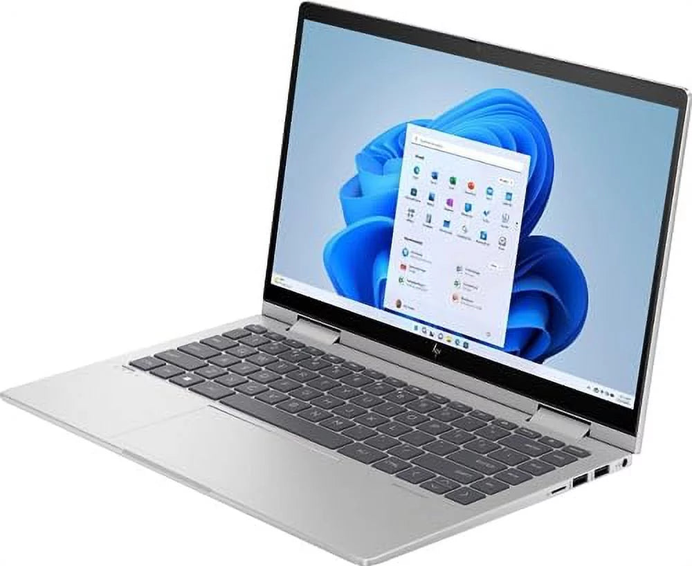 HP Envy x360 2-in-1 2023 Business Laptop 14" FHD IPS Touchscreen 10-Core 13th i7-1355U 16GB DDR4 1TB SSD Iris Xe Graphics Wi-Fi 6E Backlit Keyboard Fingerprint Windows 11 Home w/ONT 32GB USB