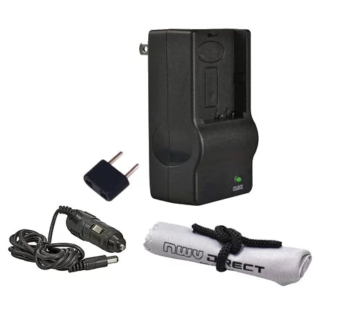 Leica D-LUX (Typ 109) Off Camera 'ligent' Rapid Charger + Nwv Direct Microfiber Cleaning Cloth.