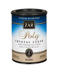Aqua ZAR Clear Water-Based Indoor Polyurethane Paint 1 qt. 125 sq. ft. Coating (Pack of 4)