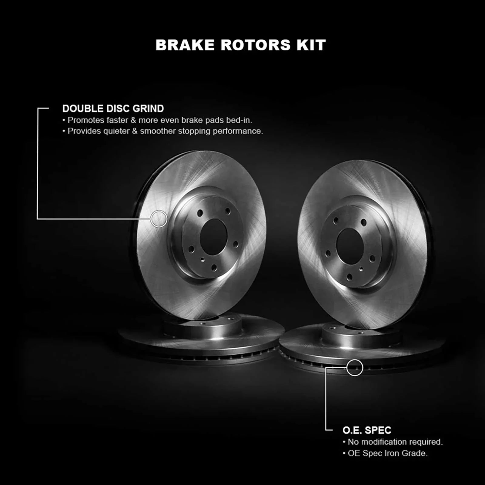 R1 Concepts Wfpn2 27035 R1 Concepts Brake Rotor Blank Fits select: 2016 VOLVO S60 R DESIGN