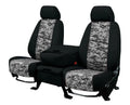 CalTrend Front Buckets Camo Seat Shield for 1994-1997 Toyota Land Cruiser - TY501-97KS Urban Insert with Black Trim
