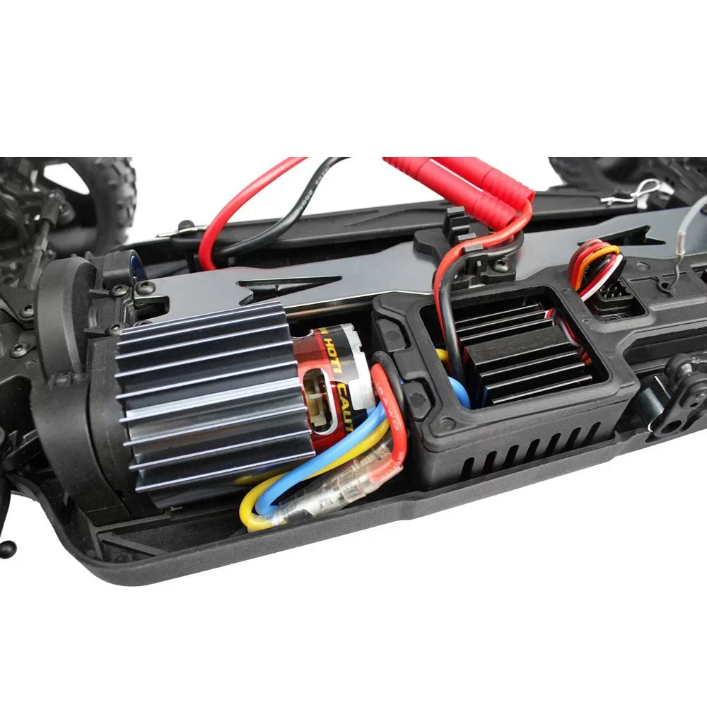 Redcat Racing Blackout SC Brushed Electric Motor RC Short Course Truck, Blue