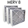 16x20x4 MERV 8 Pleated Air Filter 3PK | 15.5x19.5x3.625 - Actual Size